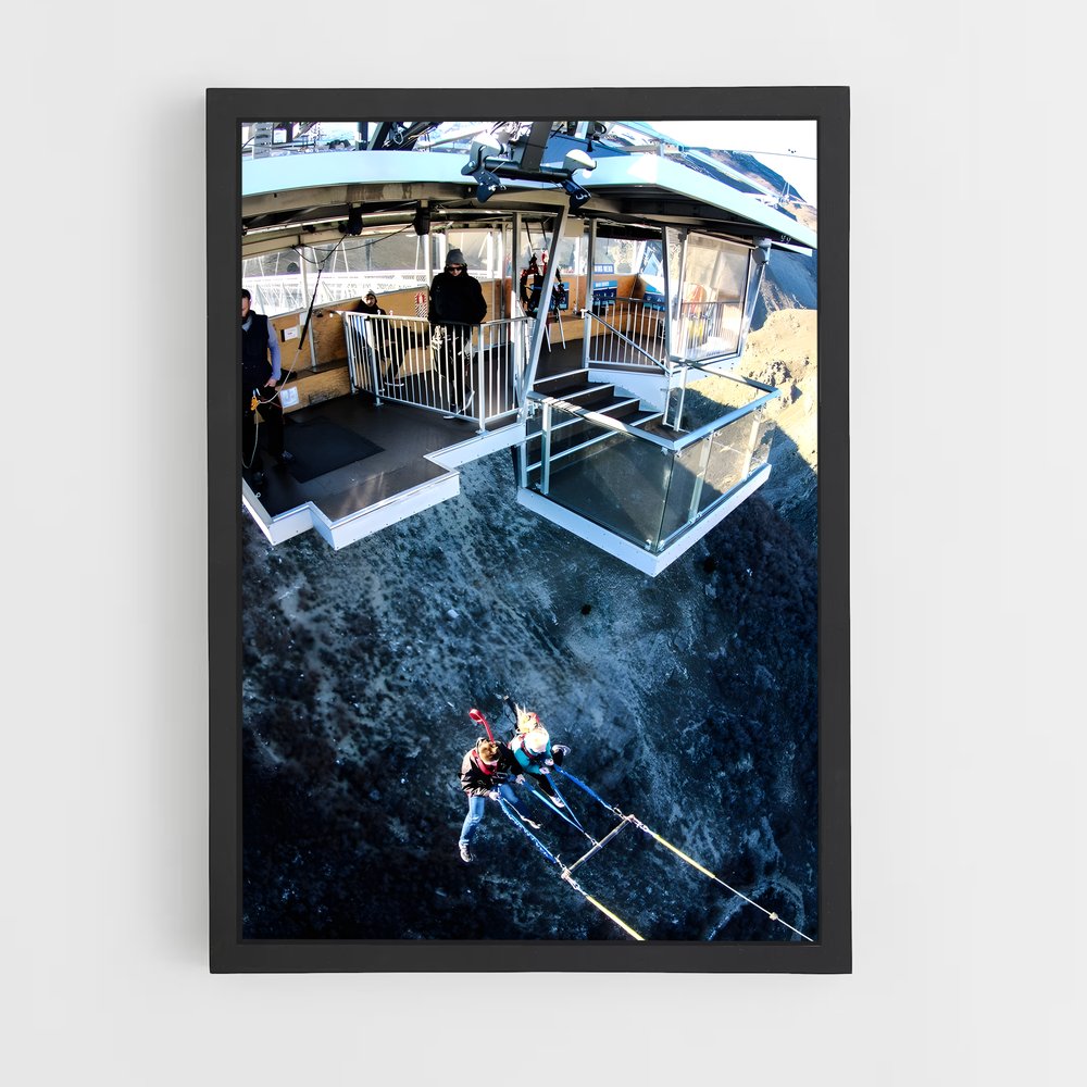 Poster Vertige Nevis – affiche Saut à l’élastique (vue 2)
